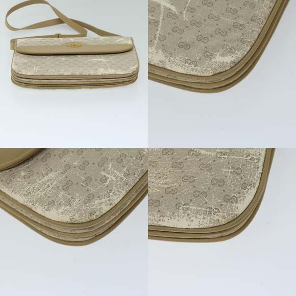 GUCCI Micro GG Canvas Shoulder Bag Beige 004 106 004 106 - Picture 10 of 13